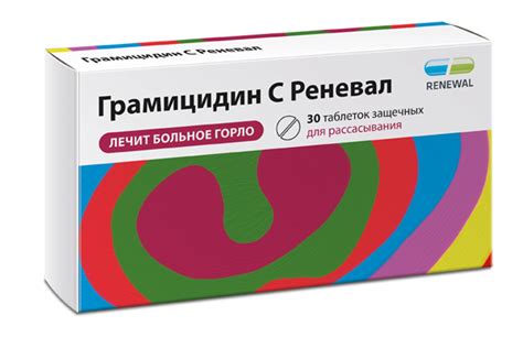 Грамицидин С для рассасывания: инструкция по применению