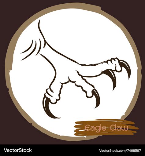 Eagle claw 1 Royalty Free Vector Image - VectorStock