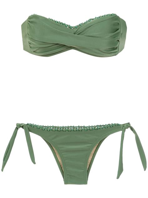 Amir Slama Embroidered Bikini Smart Closet