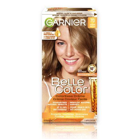 Garnier Belle Color Permanent Hair Dye Dark Blonde Grey Coverage Enriched With Argan