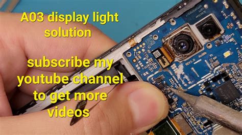 Samsung A03 Display Light Solution Samsung A03 Display Light Problem