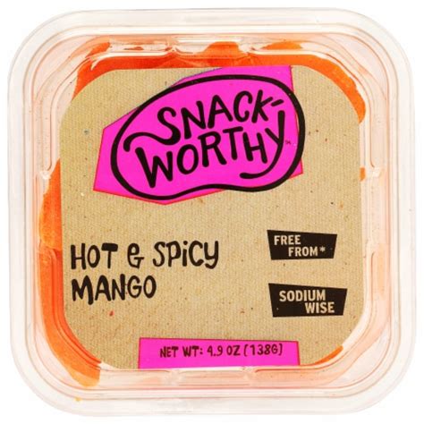Snackworthy Hot Spicy Mango 12 Pk 4 9 Oz Kroger