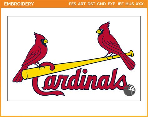 St. Louis Cardinals - Jersey Logo (1999) - Baseball Sports Embroidery ...