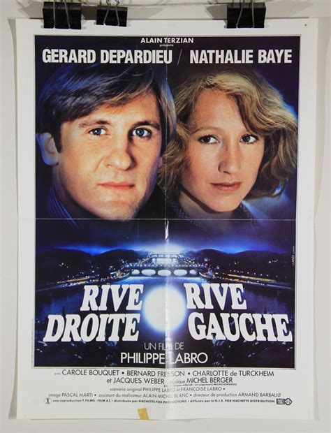 Rive Droite Rive Gauche Movie Poster X Affiche Cin Ma G Rard