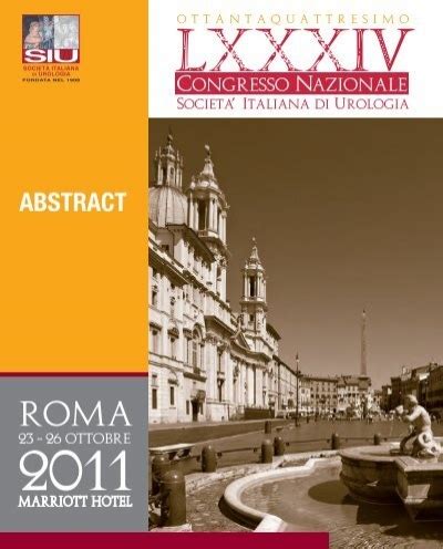 Congresso Nazionale Societ Italiana Di Urologia