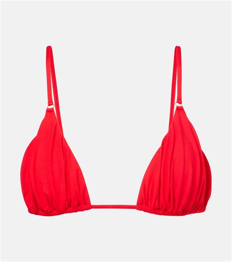 Corvo Bikini Top In Red Melissa Odabash Mytheresa