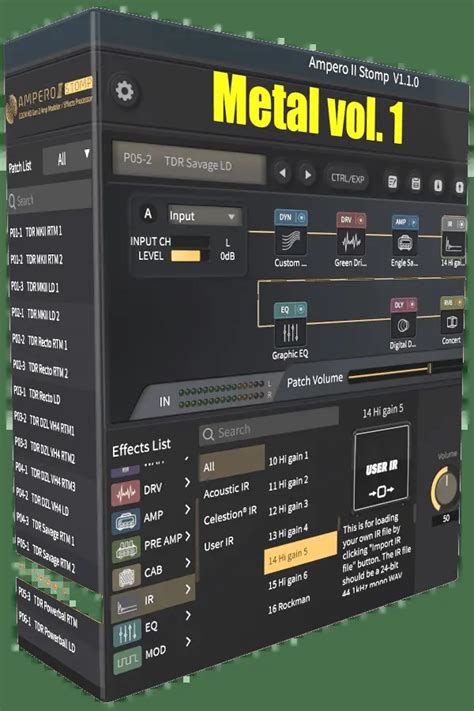 Other Modellers - Ampero II Stomp Guitar Amp Modeller - Fremen Presets
