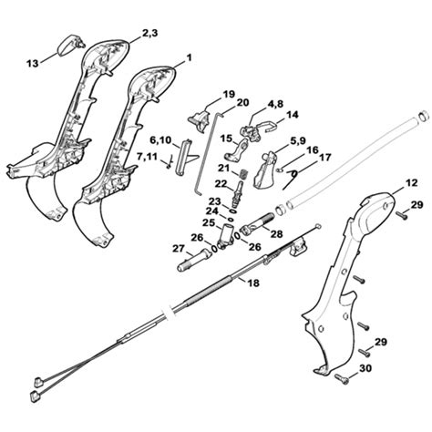 Control Handle Assembly For Stihl Sr Sr Mistblower L S Engineers