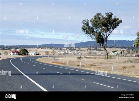 View Over Village Of Dundee In The Northern Tablelands Nsw Australia