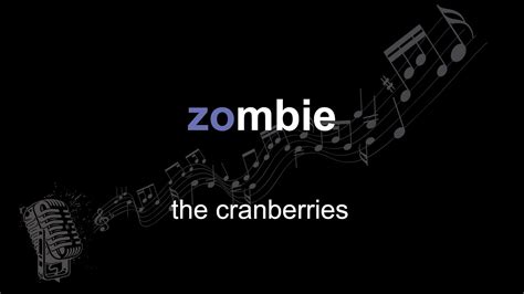 The Cranberries Zombie Lyrics Paroles Letra YouTube