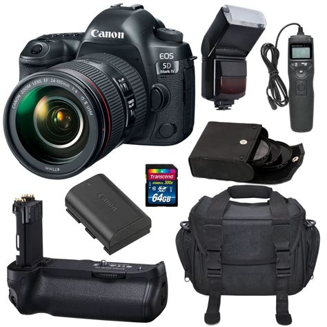 Canon Eos D Mark Iv Dslr Camera With Mm F L Ii Lens Bundle