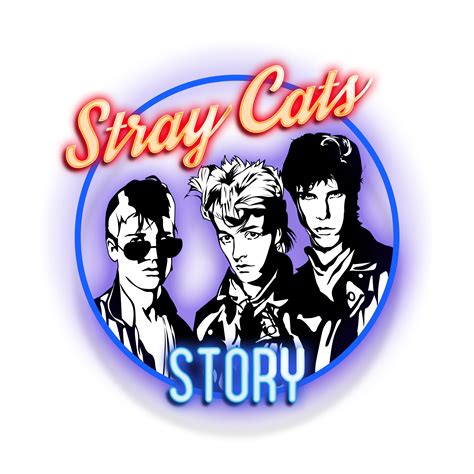 Stray Cats Logo - Stray Cats Wikipedia - Quadro stray cats (logo) no elo7 | artemágika (4e4328).