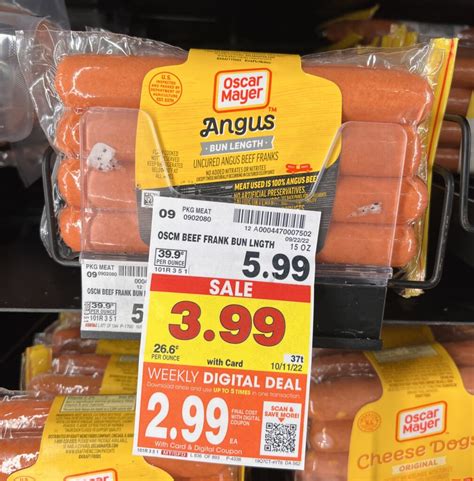 Oscar Mayer Beef Hot Dogs as low as $2.74! - Kroger Krazy