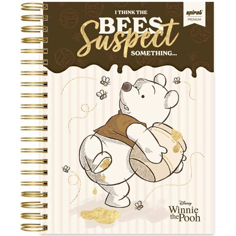 Caderno Universitário Capa Dura, 10 x 1, 150 Folhas, Pooh Disney ...