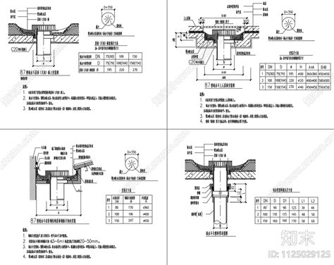 建筑给排水节点图施工图下载【id1125029125】知末案例馆