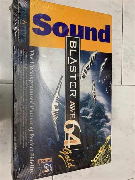 Vintage Sound Blaster AWE64 Gold Shrinkwrapped Audio Other Audio