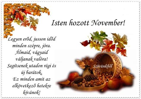 Isten Hozott November November November Born