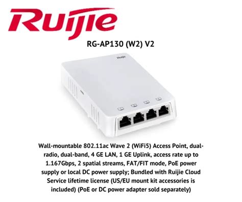 Ruijie Rg Ap W V Wireless Access Point Lazada