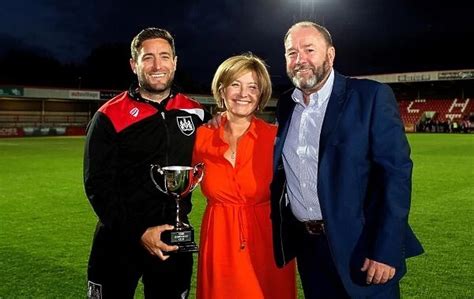 Greetings Card Of Bristol City Manager Lee Johnson And Cheltenham Town