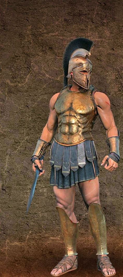 Roman Empire Armor Athenian Hoplite Spartan Warrior Greek Warrior