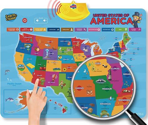 United States Interactive Talking Map for Kids Over Botswana | Ubuy