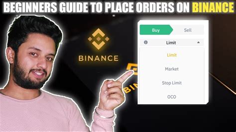 How To Place Orders In Binance Limit Market Stop Limit OCO Orders