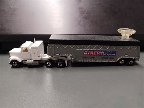 Hot Wheels Steering Rigs White Trailer Nen Matchbox Convoy Aukro