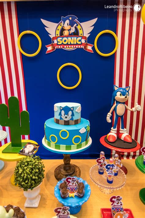 Decora O De Festa Infantil Festa Sonic Leandro Ribeiro Photography