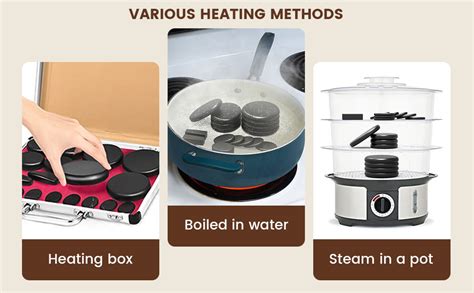 Amazon Hprampi Pcs Hot Stone Massage Set Hot Rocks Massage