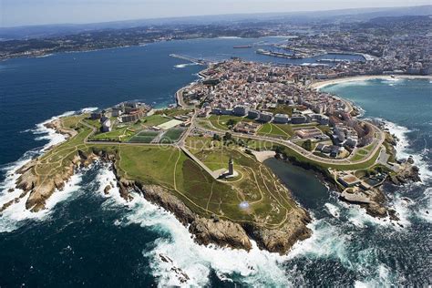 Aerial View Of La Coru A Spain