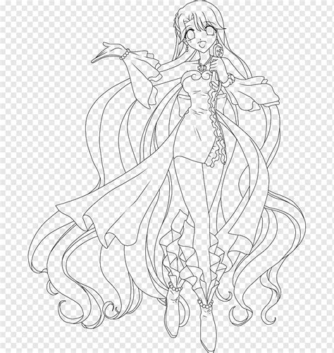 Lucia Nanami Line Art Mermaid Melody Pichi Pichi Pitch Seira Noel