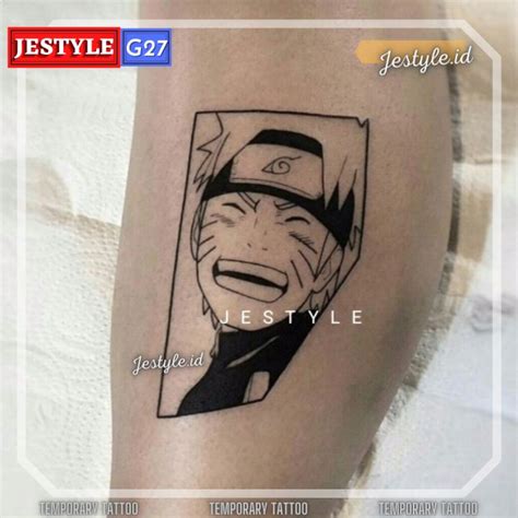 Sticker Tato Temporer Naruto Temporary Tattoo Lazada Indonesia