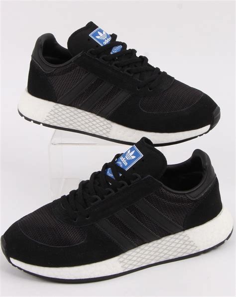 Adidas Marathon Tech Trainers Black/Black | 80s casual classics