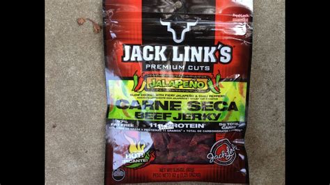 Jack Link S Jalape O Carne Seca Beef Jerky Review Youtube