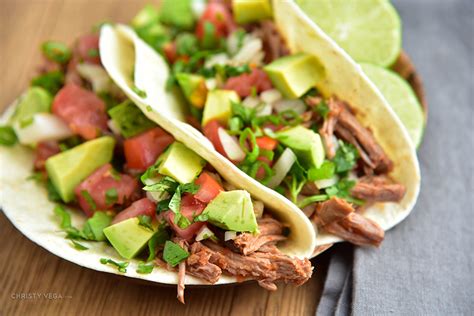 Slow Cooker Pulled Pork Tacos Christy Vega