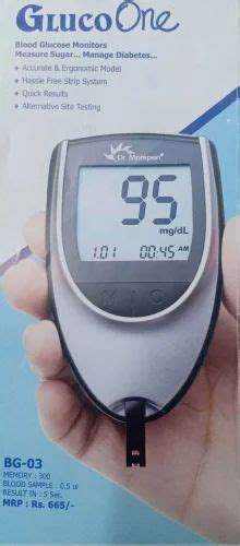 glucometer_BG-03 at Rs 350/piece | Sugar Test Machine in Ghaziabad | ID ...