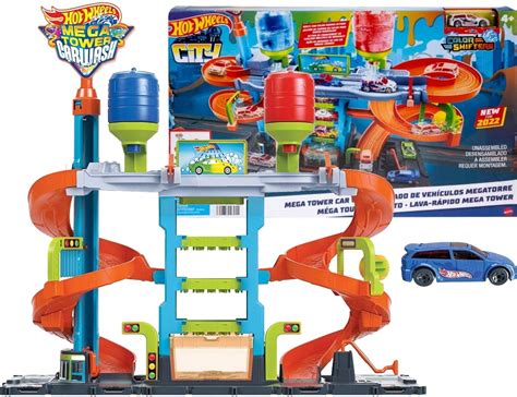 Hot Wheels City Zakr Cona Megamyjnia Kolory Hdp Cena Opinie Samochody I