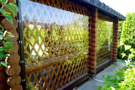 Прозрачные шторы для беседок и веранд из ПВХ ткани, пленки — Профи ТЕНТ
