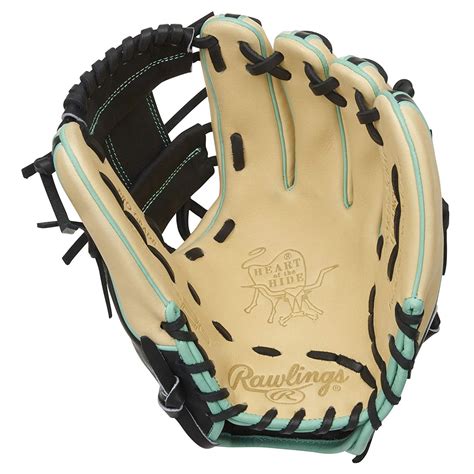 Rawlings Heart Of The Hide Black Camel Mint R2g Baseball Glove Pro I