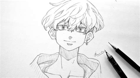 How To Draw Chifuyu Matsuno Easy Tokyo Revengers Youtube Otosection