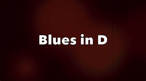 B.B. King Style Blues Backing Track (D) - Quist - YouTube