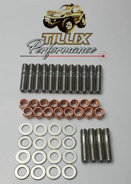 Exhaust Manifold Inconel Stud Kit Ford Barra Including Turbo Studs