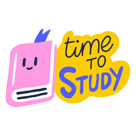 Tiempo De Estudio Clipart Ilustración De Icono De Concepto De