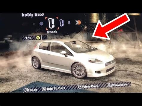 Need For Speed Most Wanted Fiat Punto All Body Kits Youtube