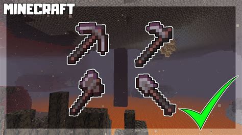 Minecraft Netherite Tools