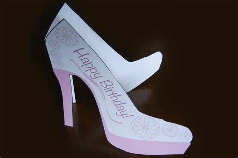 High Heel Shoe Template For Card Sarseh