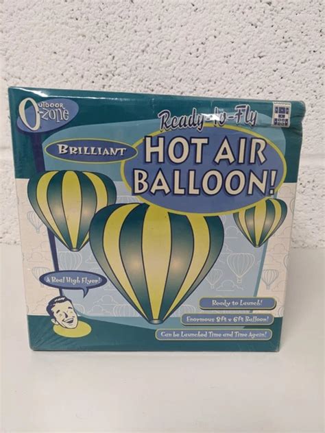 LAGOON OUTDOOR O ZONE Hot Air Balloon Toy Ready To Fly 8 X6 New 2000
