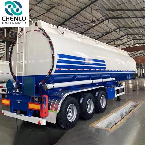 3 Axle 30000L 40000L Carbon Steel Tank Tanker Truck Semi Trailer For