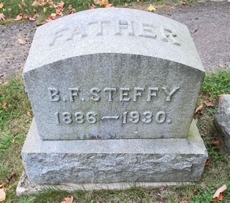 Benjamin Franklin Steffy 1886 1930 Mémorial Find a Grave