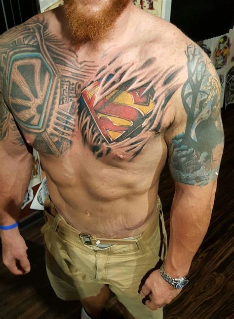 Superman Chest Tattoo • Arm Tattoo Sites